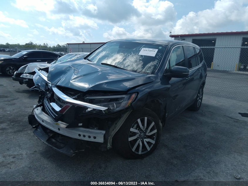 VIN 5FNYF5H38MB041965 2021 HONDA PILOT EX