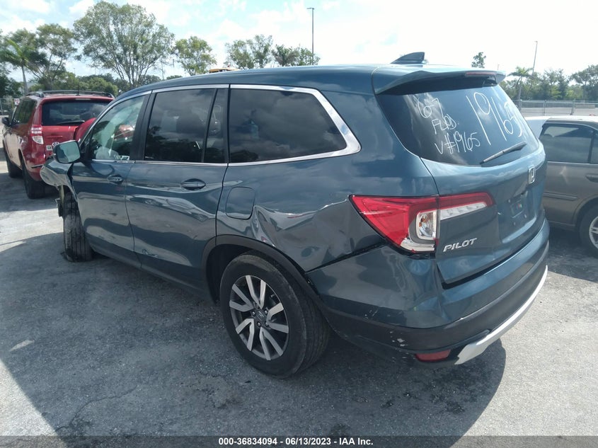 VIN 5FNYF5H38MB041965 2021 HONDA PILOT EX