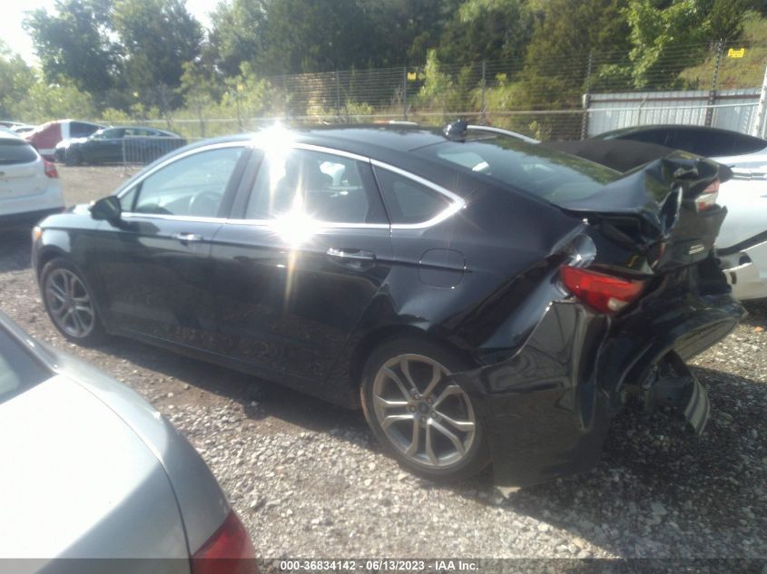 2019 FORD FUSION SEL - 3FA6P0CD1KR217845