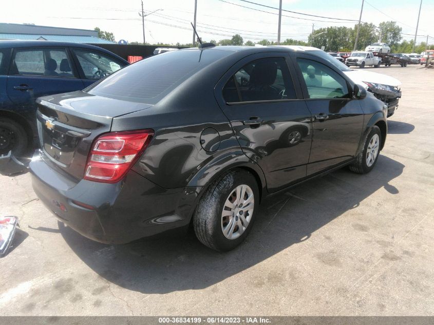2017 CHEVROLET SONIC LS - 1G1JB5SH6H4105640