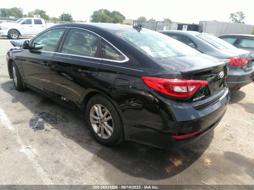 2017 HYUNDAI SONATA SE - 5NPE24AF3HH449617