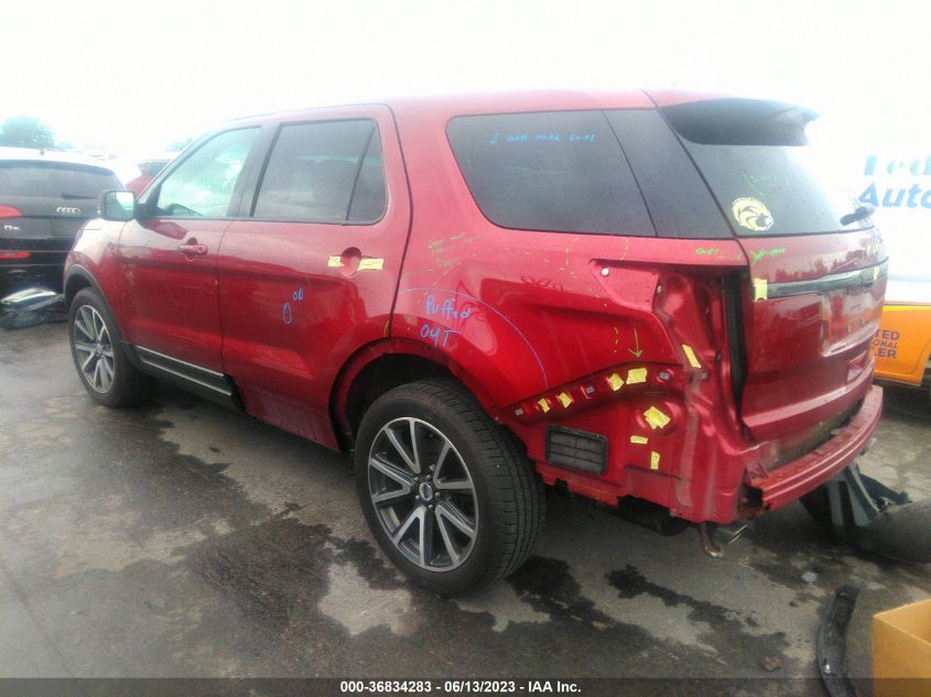 2015 FORD EXPLORER XLT - 1FM5K8D89FGA75905