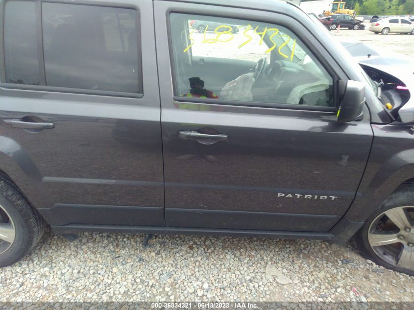2017 JEEP PATRIOT LATITUDE - 1C4NJPFA0HD161707