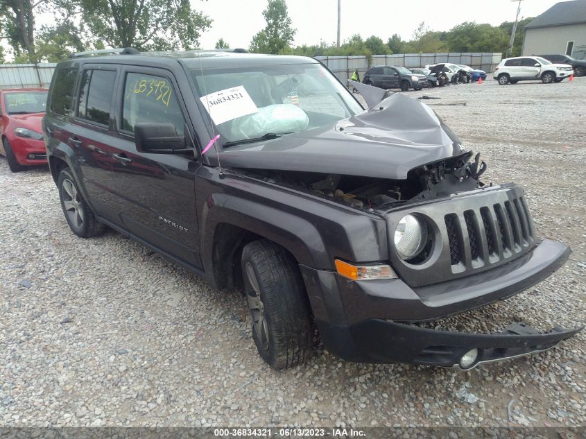 2017 JEEP PATRIOT LATITUDE - 1C4NJPFA0HD161707
