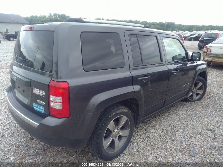 2017 JEEP PATRIOT LATITUDE - 1C4NJPFA0HD161707