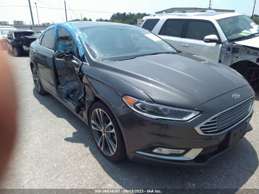 2017 FORD FUSION TITANIUM - 3FA6P0K97HR208878