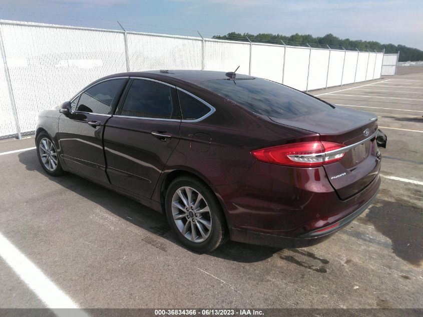 2017 FORD FUSION SE - 3FA6P0HD7HR395969