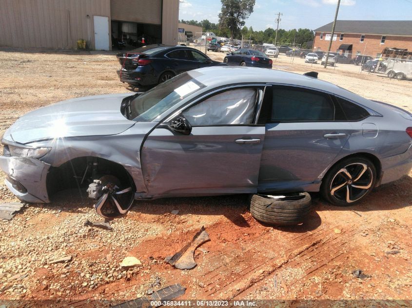 2022 HONDA ACCORD SEDAN SPORT - 1HGCV1F32NA083360