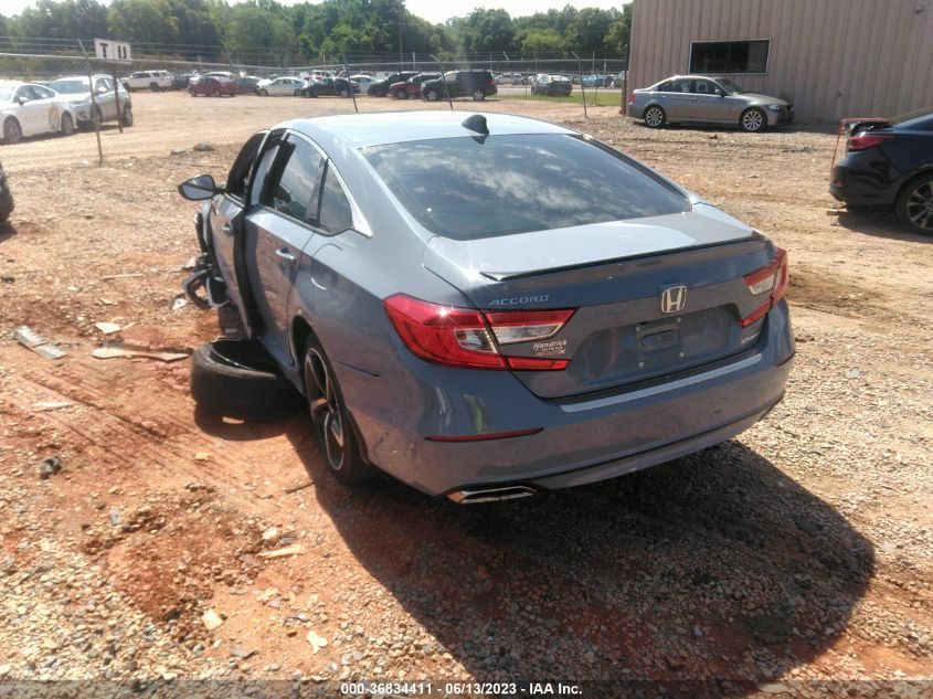 2022 HONDA ACCORD SEDAN SPORT - 1HGCV1F32NA083360
