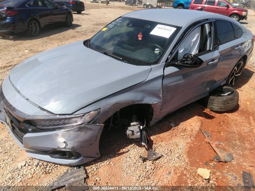 2022 HONDA ACCORD SEDAN SPORT - 1HGCV1F32NA083360