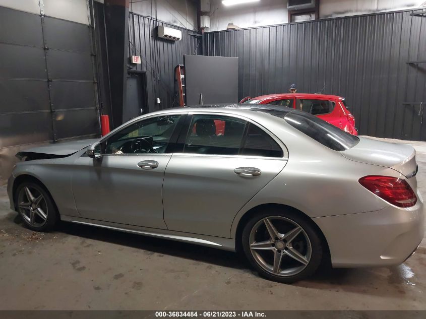 2015 MERCEDES-BENZ C 300 SPORT 4MATIC/LUXURY 4MATIC/4MATIC - 55SWF4KB1FU011340