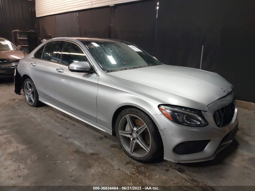 2015 MERCEDES-BENZ C 300 SPORT 4MATIC/LUXURY 4MATIC/4MATIC - 55SWF4KB1FU011340