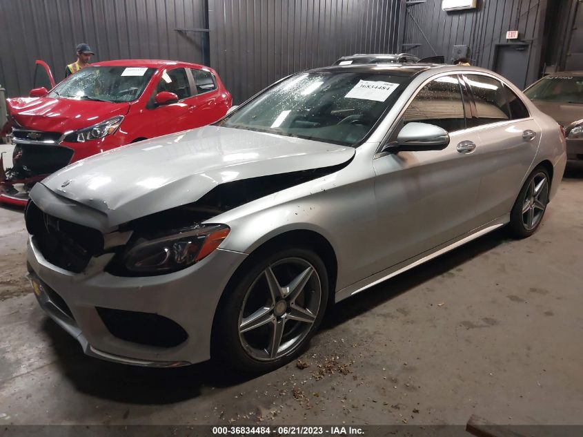 2015 MERCEDES-BENZ C 300 SPORT 4MATIC/LUXURY 4MATIC/4MATIC - 55SWF4KB1FU011340