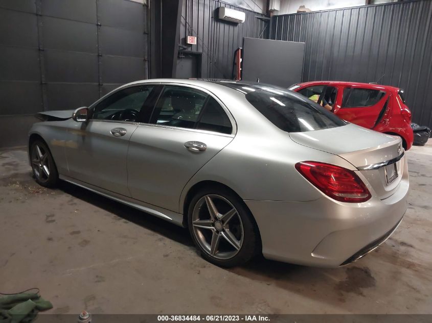 2015 MERCEDES-BENZ C 300 SPORT 4MATIC/LUXURY 4MATIC/4MATIC - 55SWF4KB1FU011340