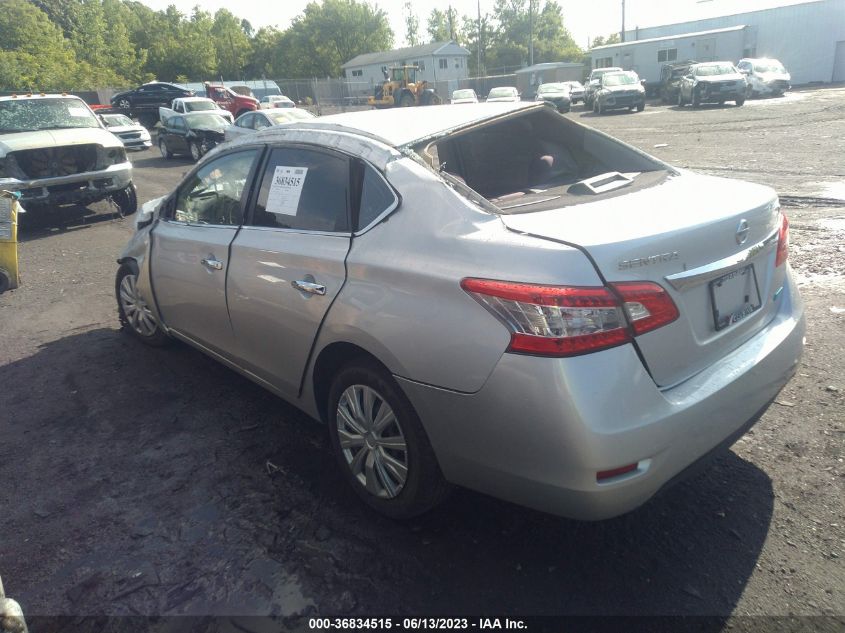 2014 NISSAN SENTRA S/SV/SR/SL - 3N1AB7AP3EL662476