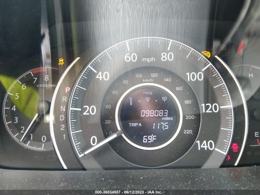 2013 HONDA CR-V EX-L - 2HKRM4H72DH675913