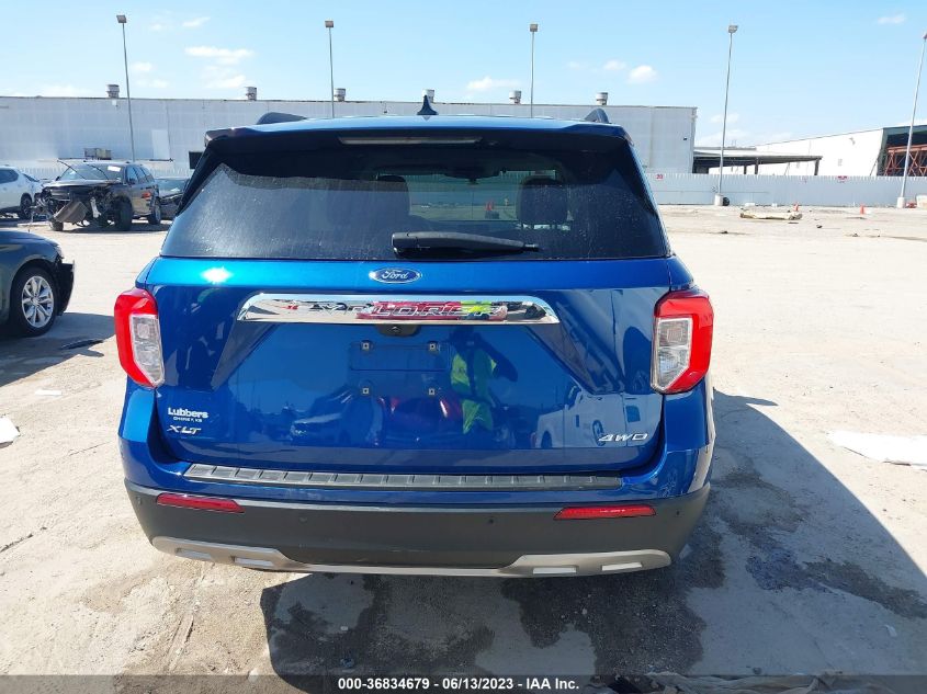 2022 FORD EXPLORER XLT - 1FMSK8DH7NGB23810