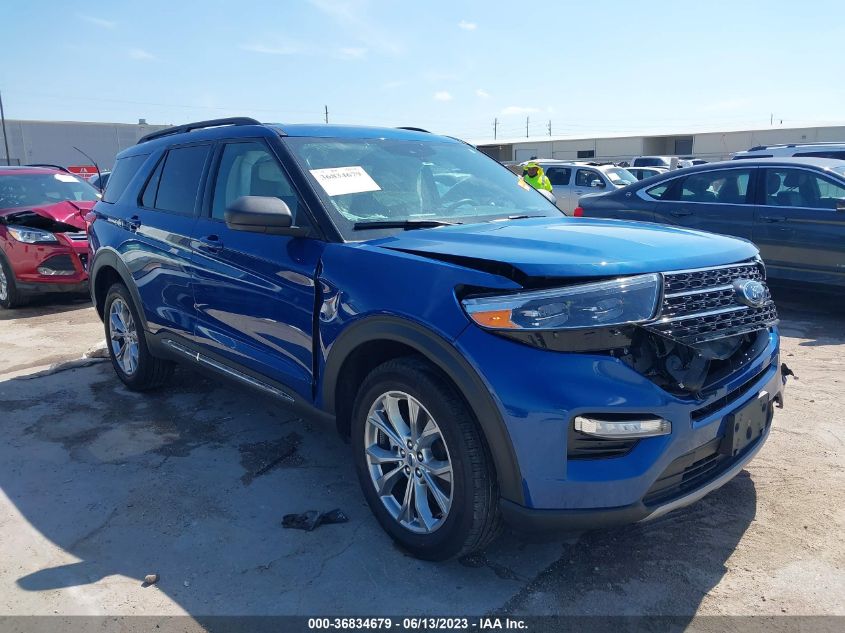 2022 FORD EXPLORER XLT - 1FMSK8DH7NGB23810