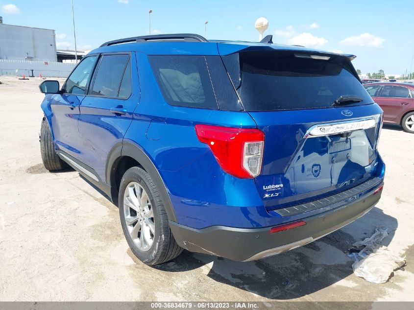 2022 FORD EXPLORER XLT - 1FMSK8DH7NGB23810