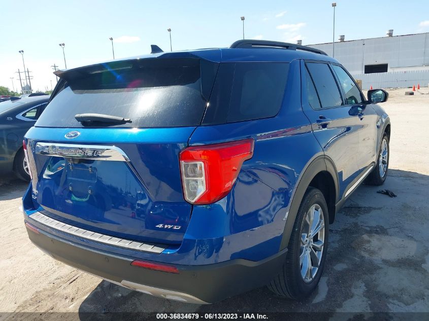 2022 FORD EXPLORER XLT - 1FMSK8DH7NGB23810