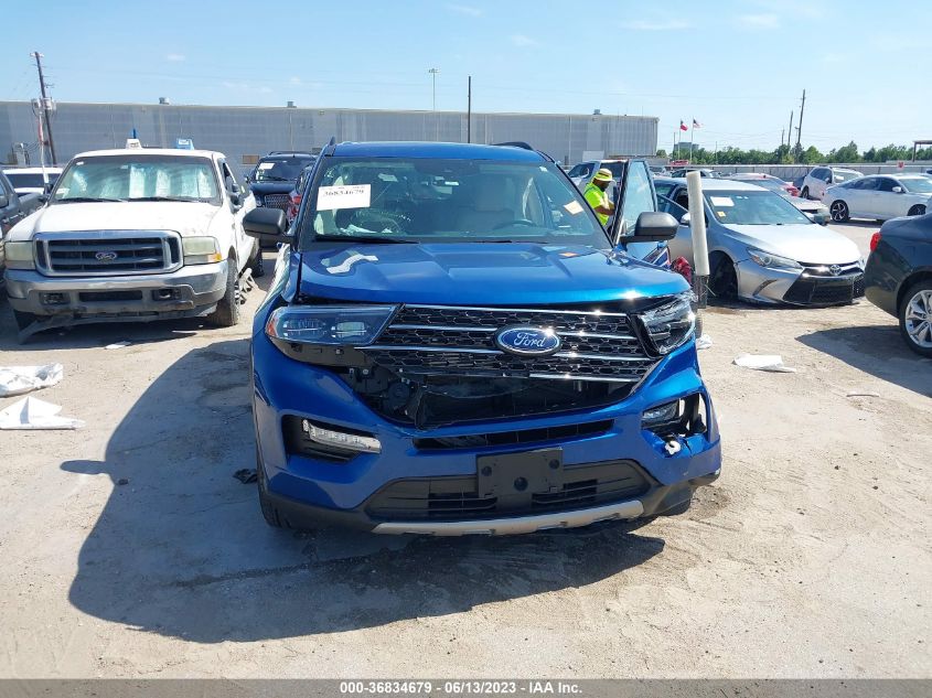 2022 FORD EXPLORER XLT - 1FMSK8DH7NGB23810