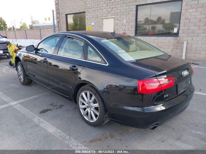 2013 AUDI A6 3.0T PREMIUM PLUS - WAUGGAFC0DN093934