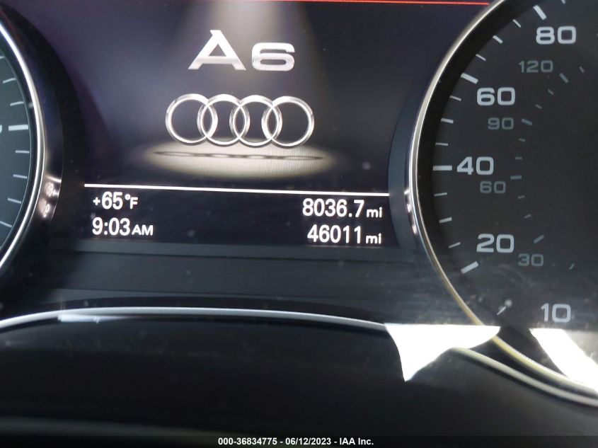 2013 AUDI A6 3.0T PREMIUM PLUS - WAUGGAFC0DN093934