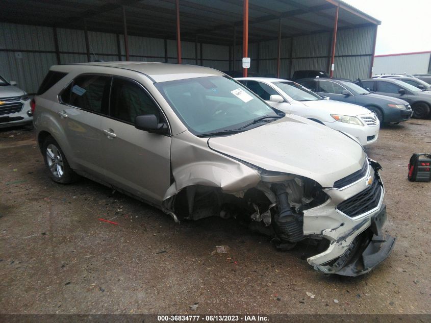 2016 CHEVROLET EQUINOX LS - 2GNALBEK7G1148492