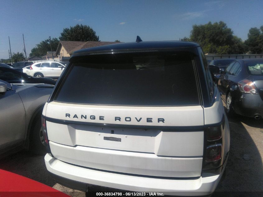 2019 LAND ROVER RANGE ROVER AUTOBIOGRAPHY SALGV5RE9KA558849