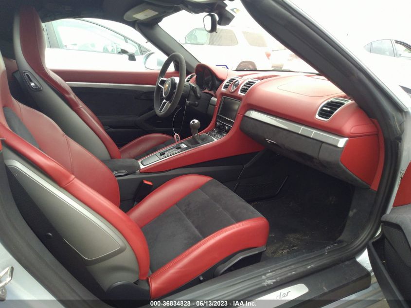 2016 PORSCHE BOXSTER SPYDER - WP0CC2A83GS152664