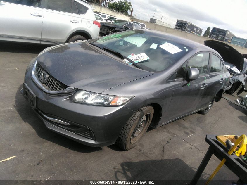 2013 HONDA CIVIC SDN LX - 19XFB2F54DE021692