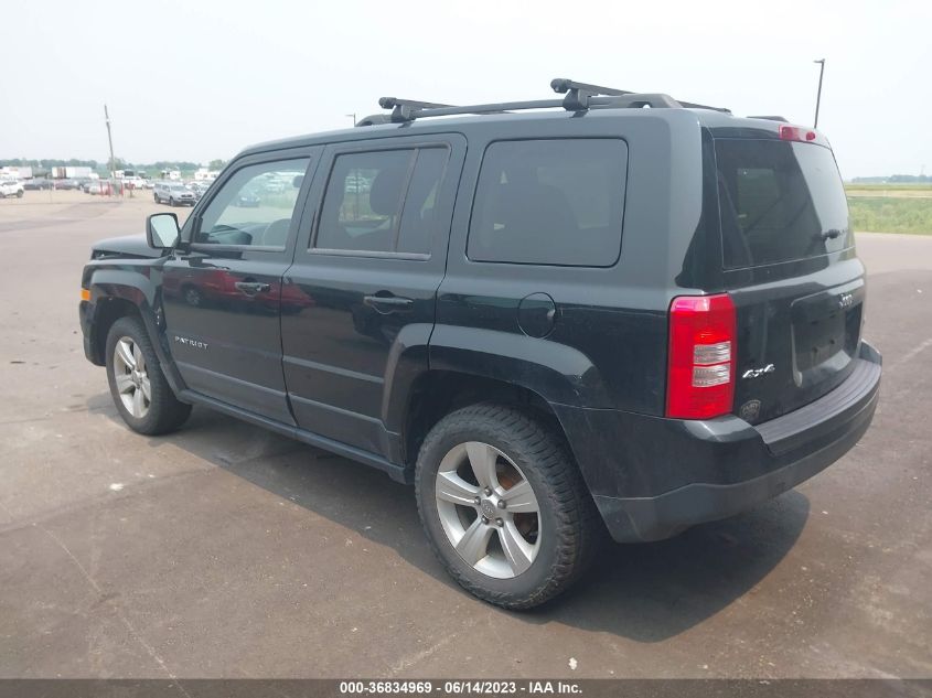 2013 JEEP PATRIOT LATITUDE - 1C4NJRFB3DD165488
