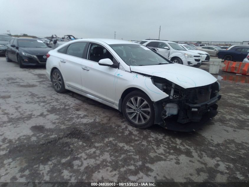 2016 HYUNDAI SONATA 2.4L SPORT - 5NPE34AF4GH291669