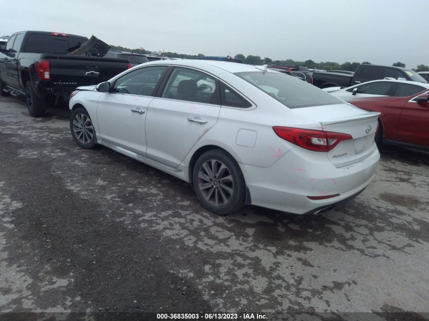 2016 HYUNDAI SONATA 2.4L SPORT - 5NPE34AF4GH291669