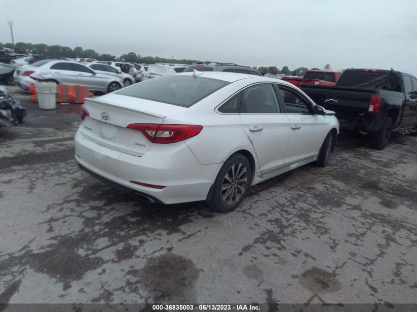 2016 HYUNDAI SONATA 2.4L SPORT - 5NPE34AF4GH291669