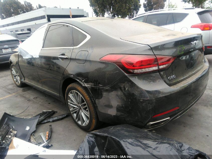 2018 GENESIS G80 3.8L - KMHGN4JE5JU225361