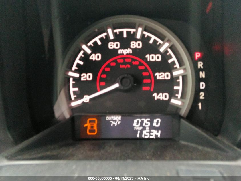 2013 HONDA RIDGELINE RTL - 5FPYK1F52DB002840