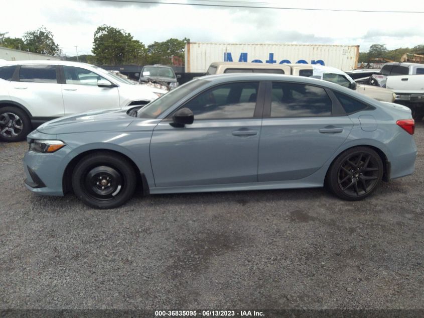 2022 HONDA CIVIC SEDAN SPORT - 2HGFE2F52NH536978
