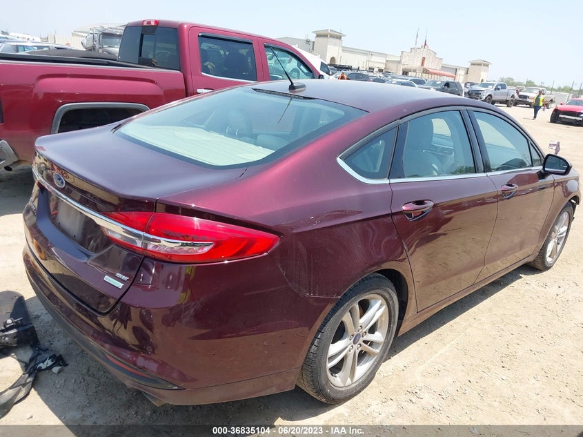 VIN 3FA6P0HDXJR149987 2018 FORD FUSION SE