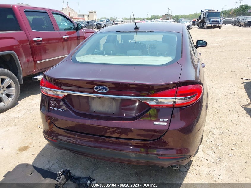 VIN 3FA6P0HDXJR149987 2018 FORD FUSION SE