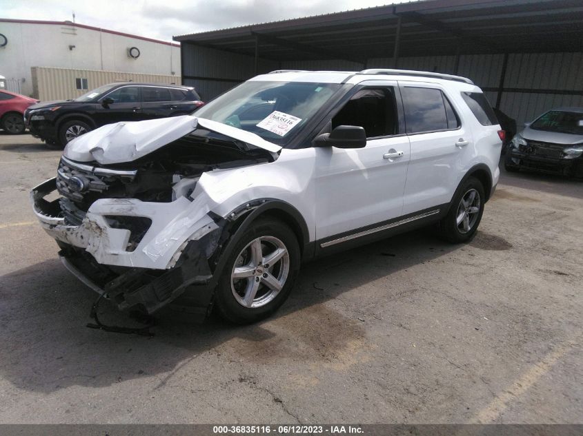 2018 FORD EXPLORER XLT - 1FM5K7DH7JGA76781