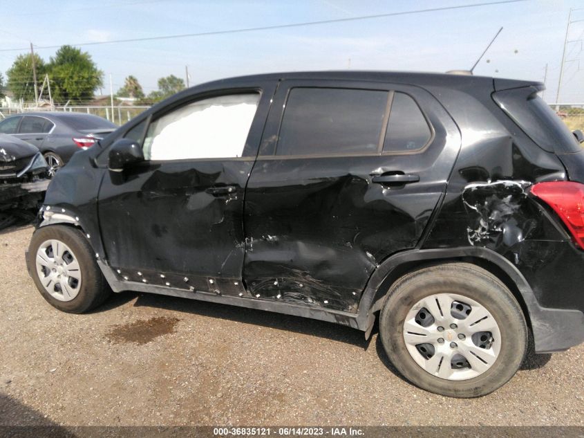 2018 CHEVROLET TRAX LS - 3GNCJKSB4JL185234