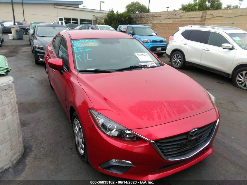 2015 MAZDA MAZDA3 I SPORT - 3MZBM1U71FM174687