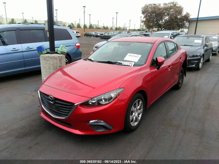 2015 MAZDA MAZDA3 I SPORT - 3MZBM1U71FM174687