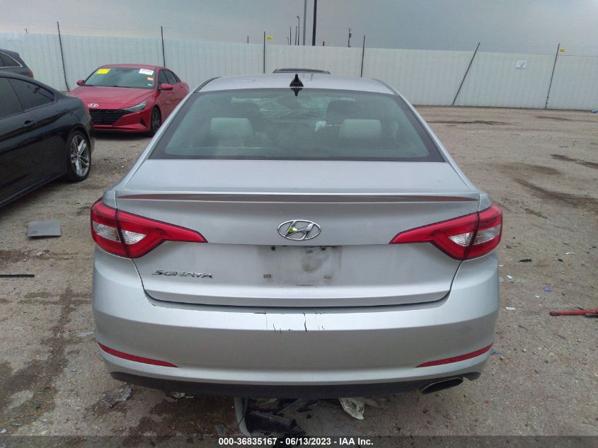 2016 HYUNDAI SONATA 2.4L SE - 5NPE24AF6GH370702