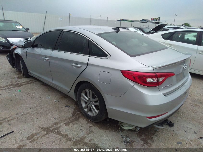 2016 HYUNDAI SONATA 2.4L SE - 5NPE24AF6GH370702