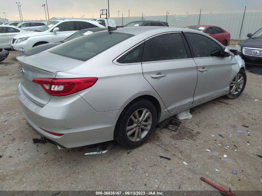 2016 HYUNDAI SONATA 2.4L SE - 5NPE24AF6GH370702