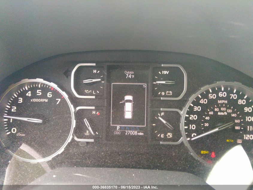 2020 TOYOTA TUNDRA 4WD LIMITED - 5TFHY5F1XLX900165