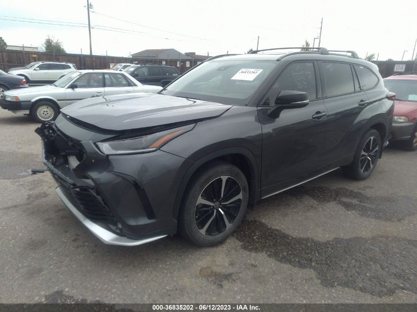 2021 TOYOTA HIGHLANDER XSE - 5TDLZRAH3MS084264