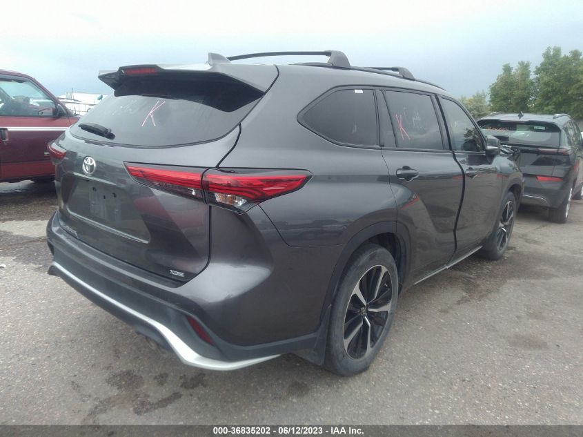 2021 TOYOTA HIGHLANDER XSE - 5TDLZRAH3MS084264